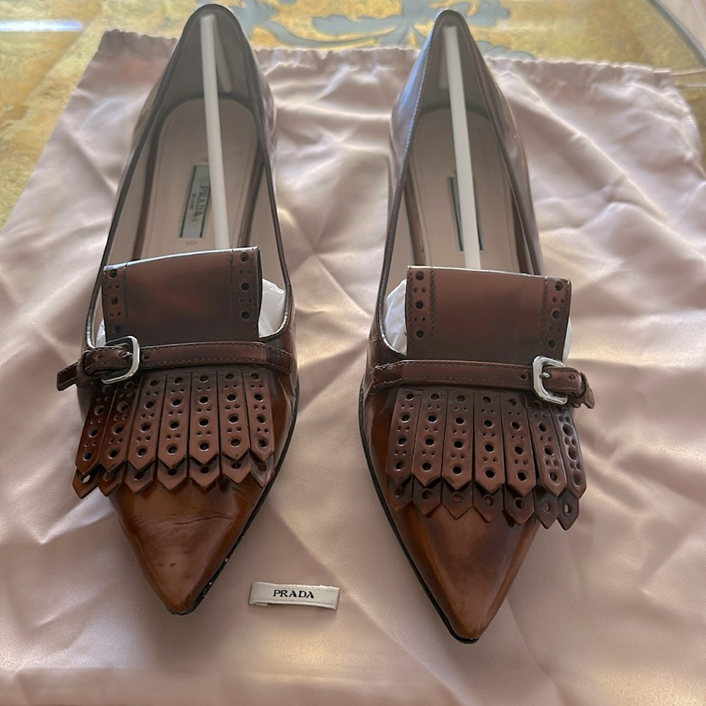 Prada spazz style flat size 38